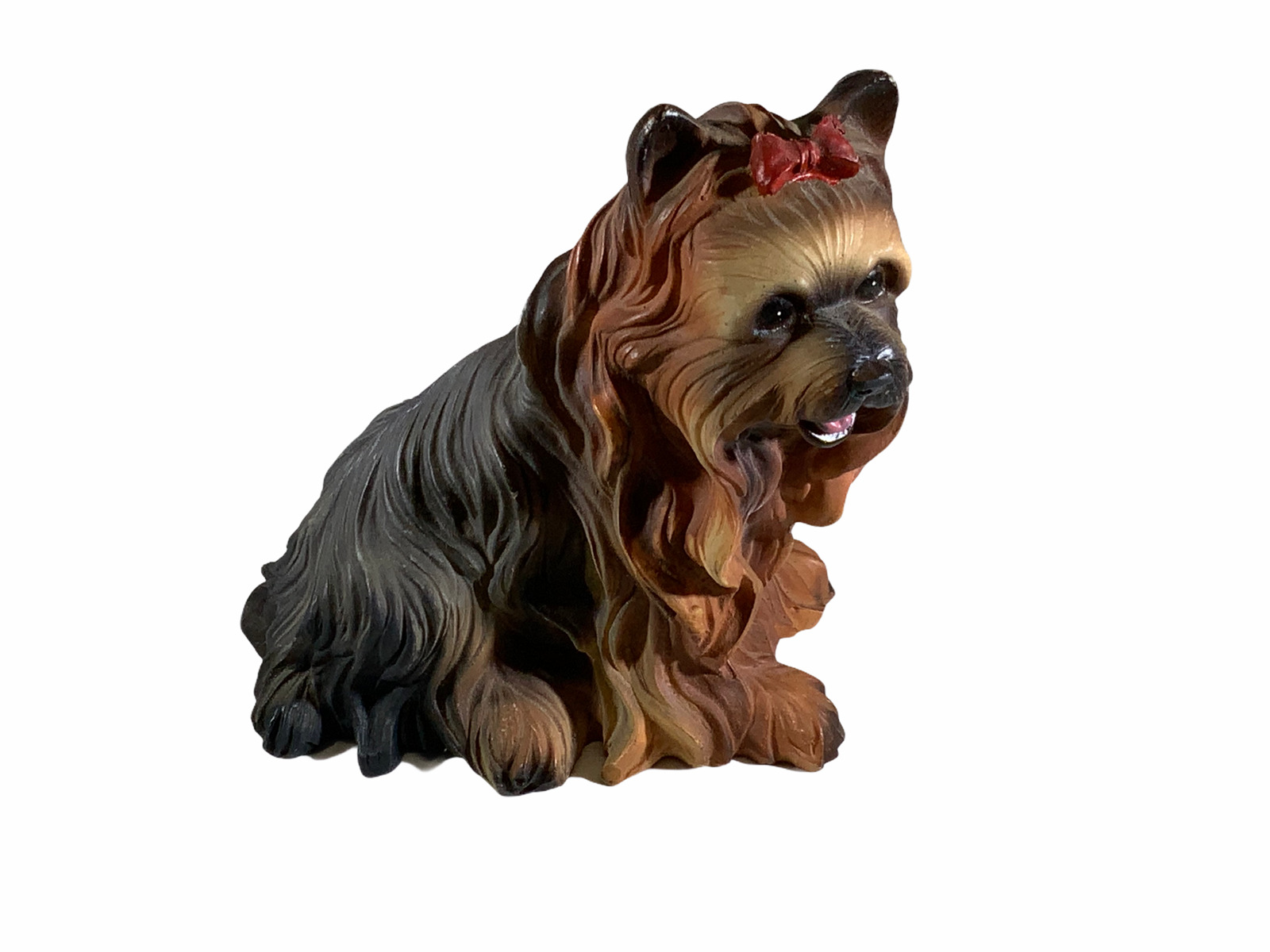 Resin Yorkie Dog Figurine