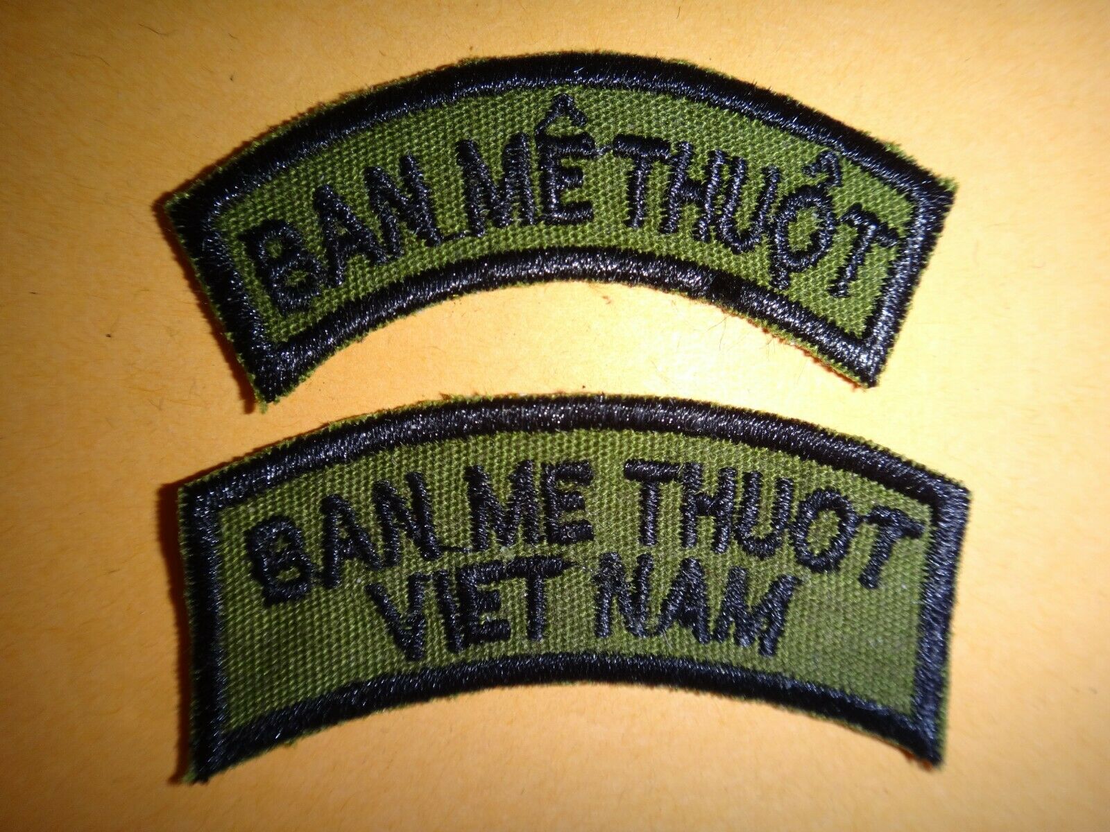 2 Vietnam War Subdued Arcs Patches Ban Me Thuot And Ban Me Thuot Vietnam