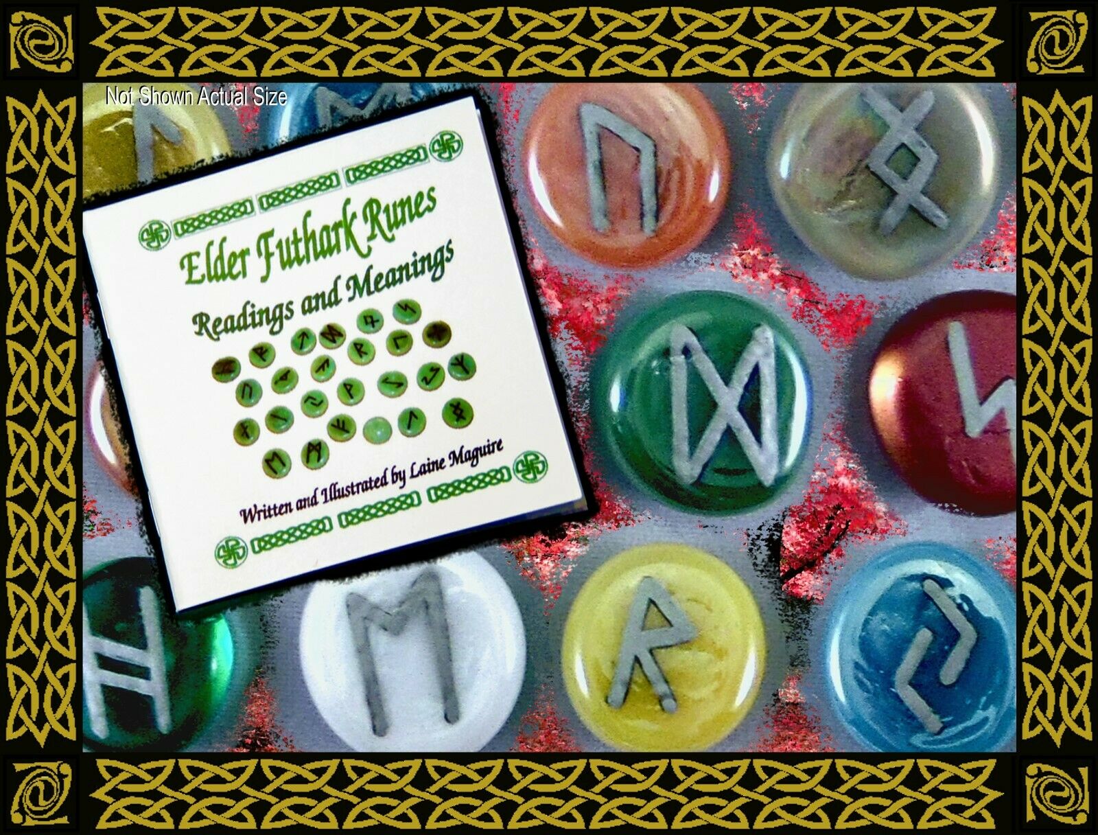Festive Elder Futhark Runes Gift Set! Silver Mix Norse Myth Gods Legend Nordic