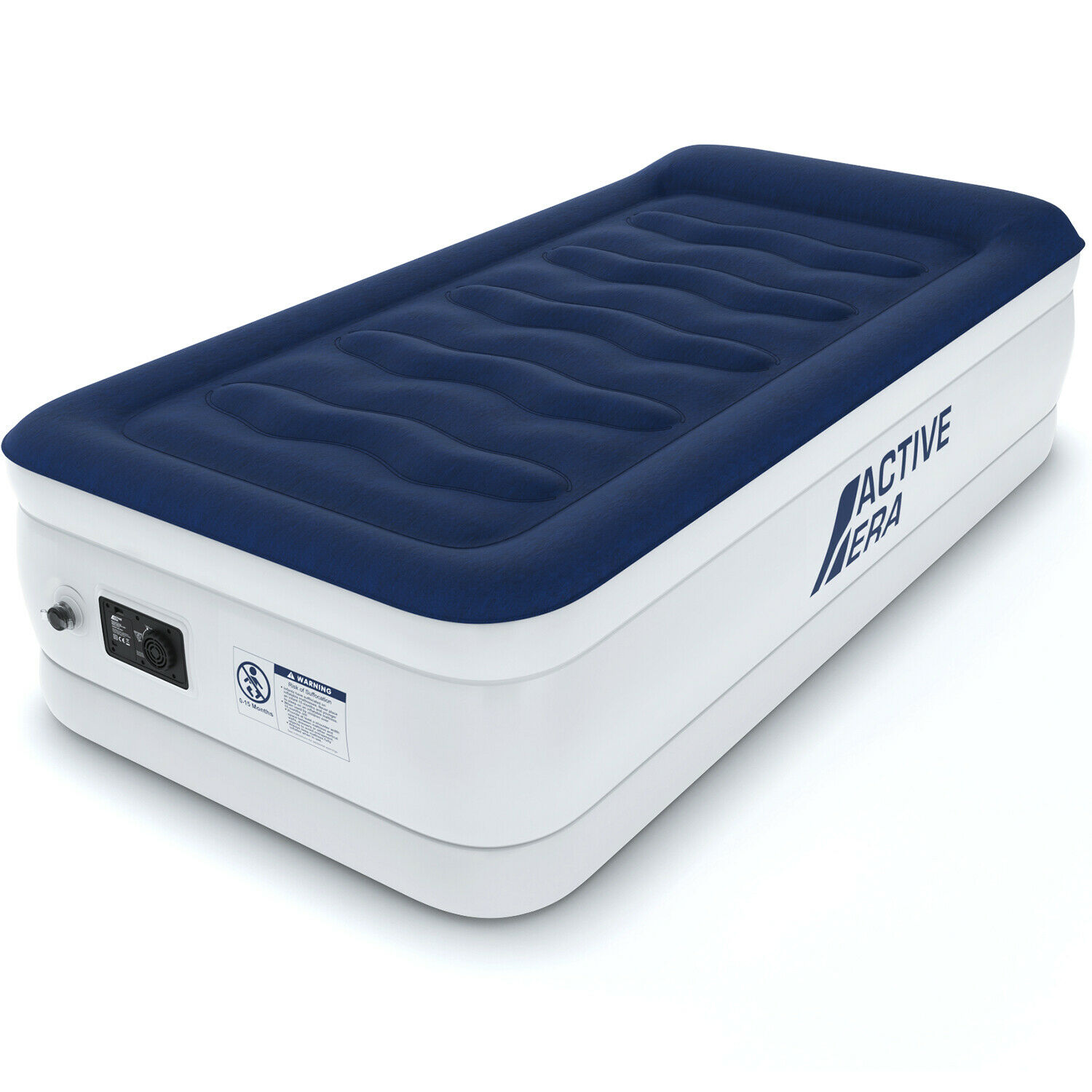 Active Era® Luxury Air Mattress Air Bed Inflatable Bed W/ Built-in Pump, Twin