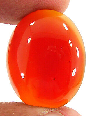 24.80 Ct Natural Orange Carnelian Loose Gemstone Cabochon Wire Wrap Stone-zs2187