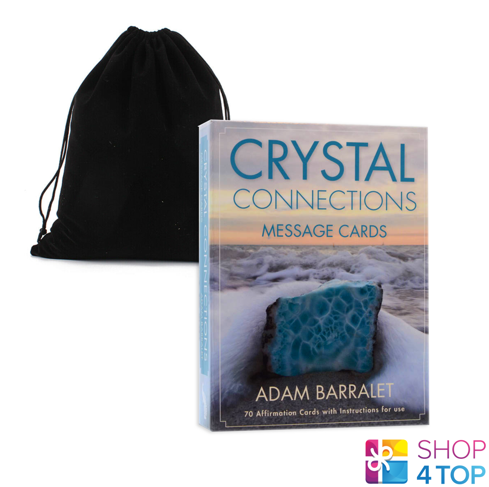 Crystal Connections Message Cards And Bag Deck Animal Dreaming Publishing New