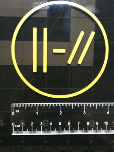 Twenty One Pilots 21 Pilots Yellow Vinyl Decal Sticker Car Window Wall Laptop